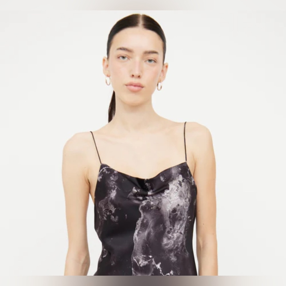 Cami NYC Black and White Marble Camisole